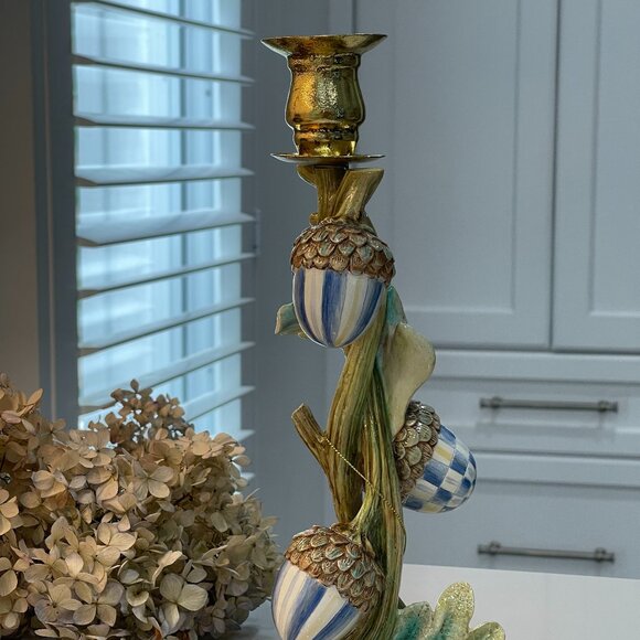 ✨ MacKenzie-Childs Magic Candlestick for Your Table or mantel.-NEW (I have 2) - Picture 2 of 15